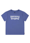 Levi’s Older Girl Ditsy Batwing Short Sleeve Tee, Blue