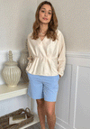 Vero Moda Zelda Loose Shorts, Powder Blue
