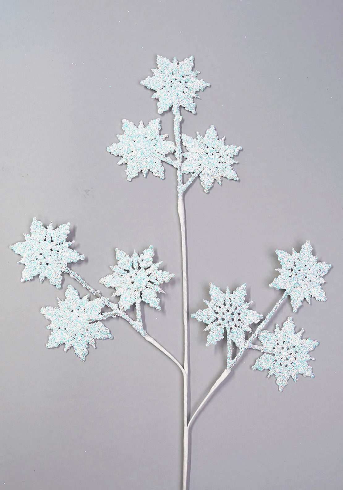 Verano White Snowflake Design Pick
