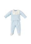 Babidu Baby Boy Rabbit 2 Piece Knit Set, Blue