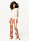 Surkana Wide Stap Elastic T-Shirt, White