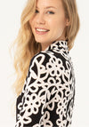 Surkana Long Sleeve Printed Shirt, Black