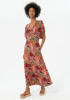 Surkana Aloe Vera Japanese Sleeve Maxi Dress, Multi