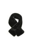 Peace of Mind Faux Fur Scarf, Black