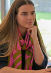 Peace of Mind Swirl Scarf, Pink