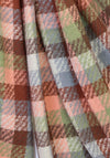 Peace Of Mind Jessica Check Print Scarf, Brown Multi