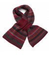 Peace Of Mind Finola Pattered Scarf, Wine
