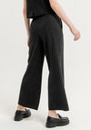 Surkana Pinstripe Wide Leg Trouser, Charcoal Grey
