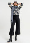 Surkana High Waisted Wide Leg Trouser, Black