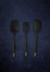 The Home Studio Royal Van Kempen & Begeer Silicone Spatula, Spoon and Brush Baking Set, Black