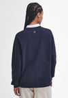 Barbour Womens Northumberland Sweatshirt, Navy