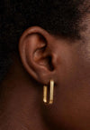 PDPAOLA Super Nova Hoop Earrings, Gold