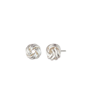 Ralph Lauren Knot Stud Earrings, Silver