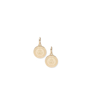 Ralph Lauren Logo Shield Drop Earrings, Gold
