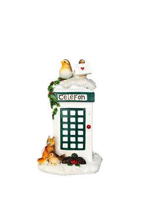 Verano Christmas Irish Phone Box Ornament