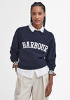 Barbour Womens Northumberland Sweatshirt, Navy