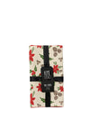 Kaemingk Christmas Shrubbery Print Table Runner, White