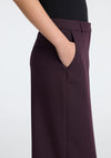 Selected Femme Rita Wide Leg Trousers, Wine