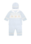 Emile Et Rose Baby Boy Kipling 3 Piece Set, Blue