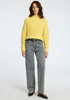Selected Femme Selma Chunky Knit Jumper, Yellow