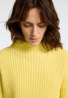 Selected Femme Selma Chunky Knit Jumper, Yellow