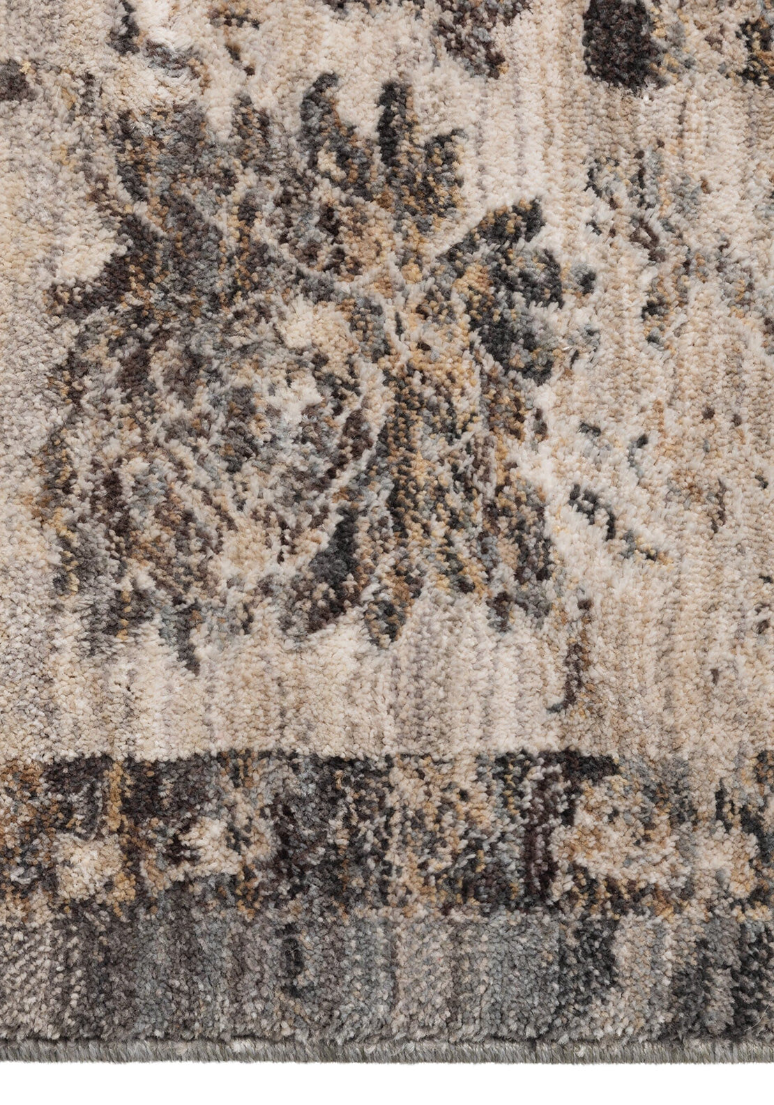 Scatter Box Vintage Damask Rug 160x230cm, Grey