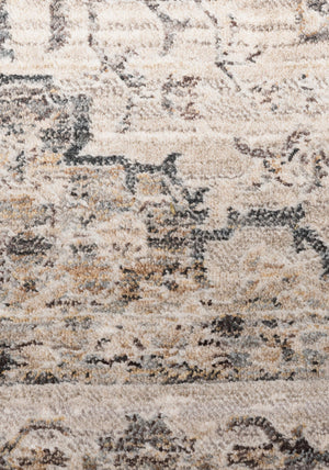 Scatter Box Vintage Damask Rug 160x230cm, Grey