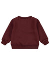 Levi’s Baby Boy Long Sleeve Logo Sweater, Chocolate Truffle