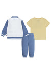 Levi’s Baby Boy Three Piece Tracksuit, White Multi