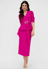Role Mode Suti Belted Midi Dress, Pink