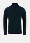 6th Sense Jimmy Quarter Zip Sweater, Pine