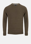 6th Sense Queen Crew Neck Sweater, Morel