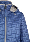 Barbara Lebek Geometric Padded Jacket, Blue