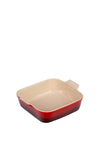 Le Creuset Stoneware Heritage Square Dish, Cerise