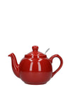 Kitchen Craft 600ml Traditional Farmhouse Filter Teapot, Red