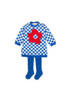 Agatha Ruiz De La Prada Check Dress and Tights Set, Blue
