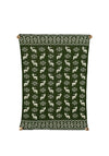 Kaemingk Reindeer and Snowflake Pattern Throw, Green