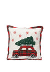 Kaemingk Driving Home for Christmas Cushion