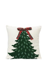 Kaemingk Evergreen Bow Topped Tree Cushion