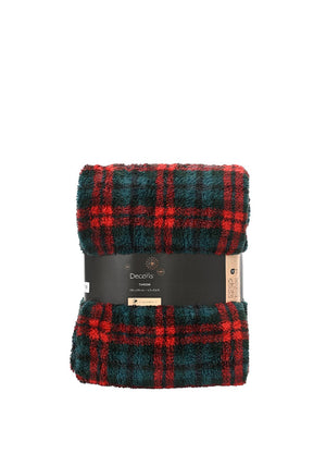 Kaemingk Tartan Checked Fleece Throw