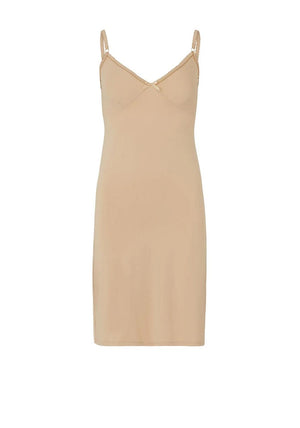 Gaspe 36” Spaghetti Strap Slip, Beige