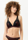 Mey Poetry Dream Triangle Bra, Wine