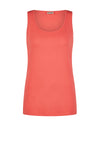 Barbara Lebek Round Neck Cami, Coral
