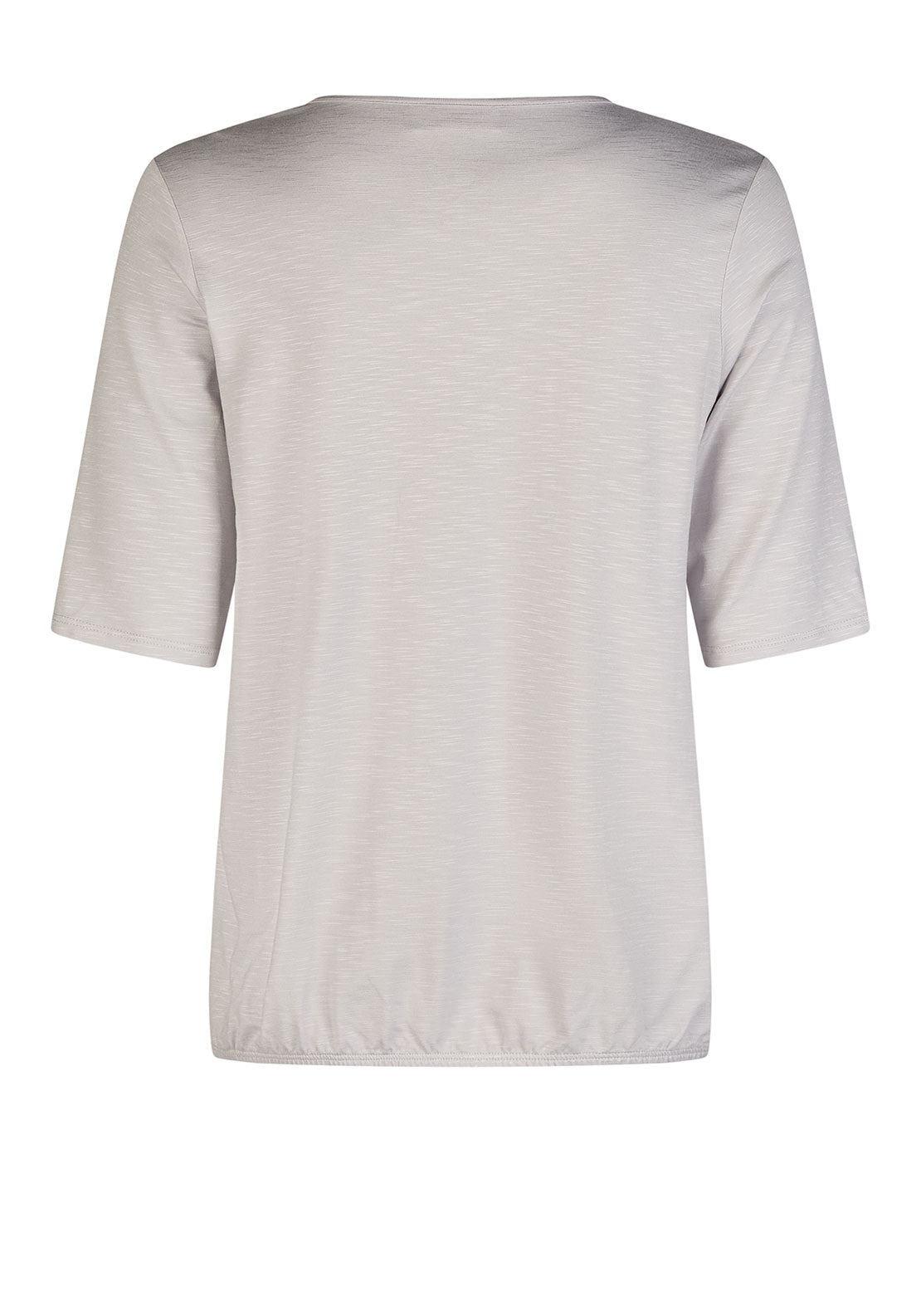 Barbara Lebek Embellished Elasticated Hem Top, Grey