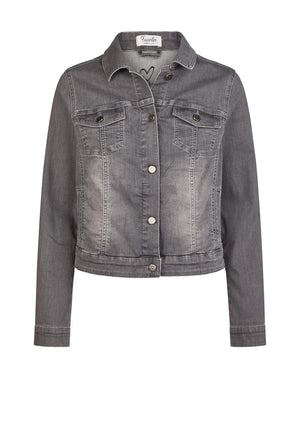 Barbara Lebek Denim Jacket, Grey