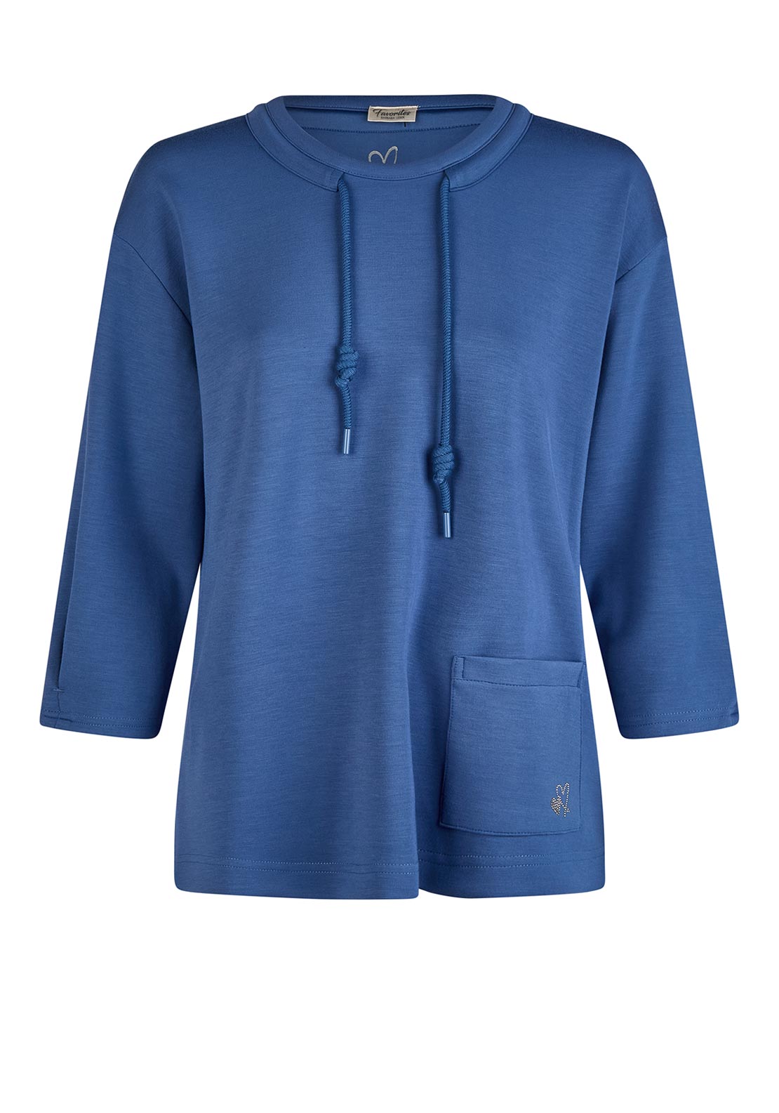Barbara Lebek Round Neck Sweatshirt, Blue