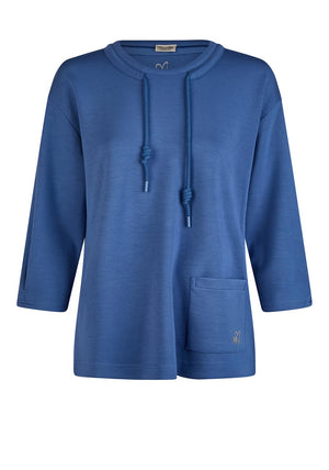 Barbara Lebek Round Neck Sweatshirt, Blue