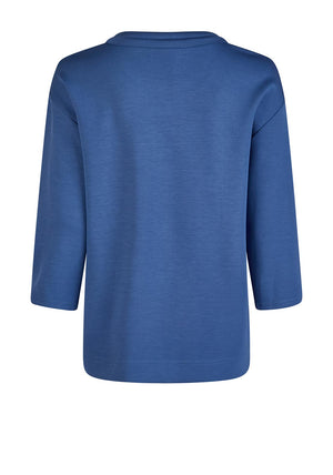 Barbara Lebek Round Neck Sweatshirt, Blue