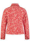 Barbara Lebek Animal Print Jacket, Red