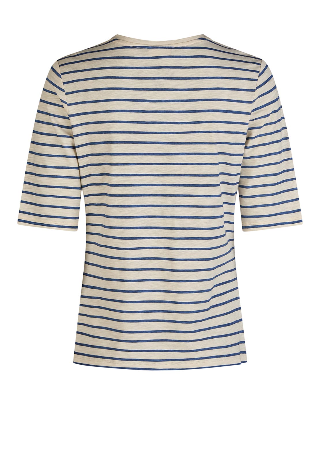 Barbara Lebek Striped Graphic T Shirt, Beige